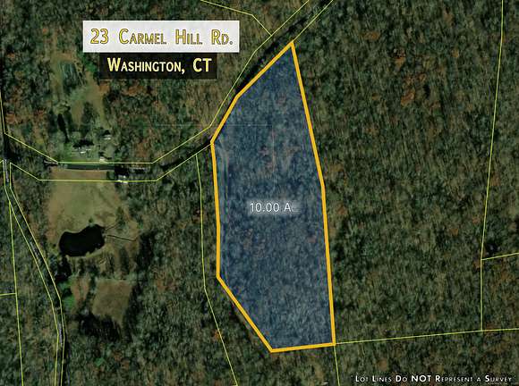 10 Acres of Residential Land for Sale in Washington, Connecticut