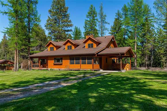 20.1 Acres of Agricultural Land with Home for Sale in Whitefish, Montana