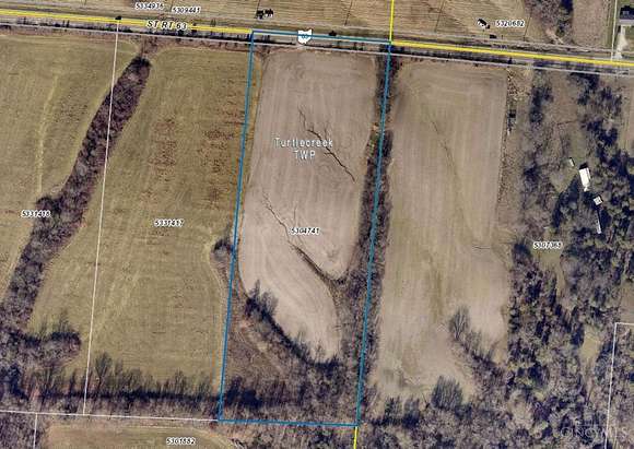 7.8 Acres of Residential Land for Sale in Turtle Creek Township, Ohio