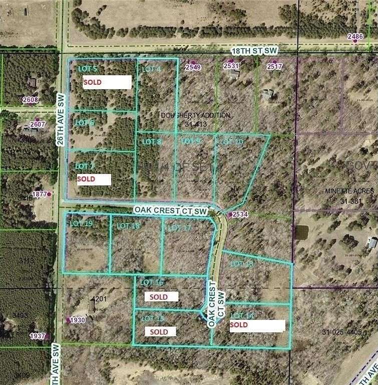 17.5 Acres of Land for Sale in Backus, Minnesota