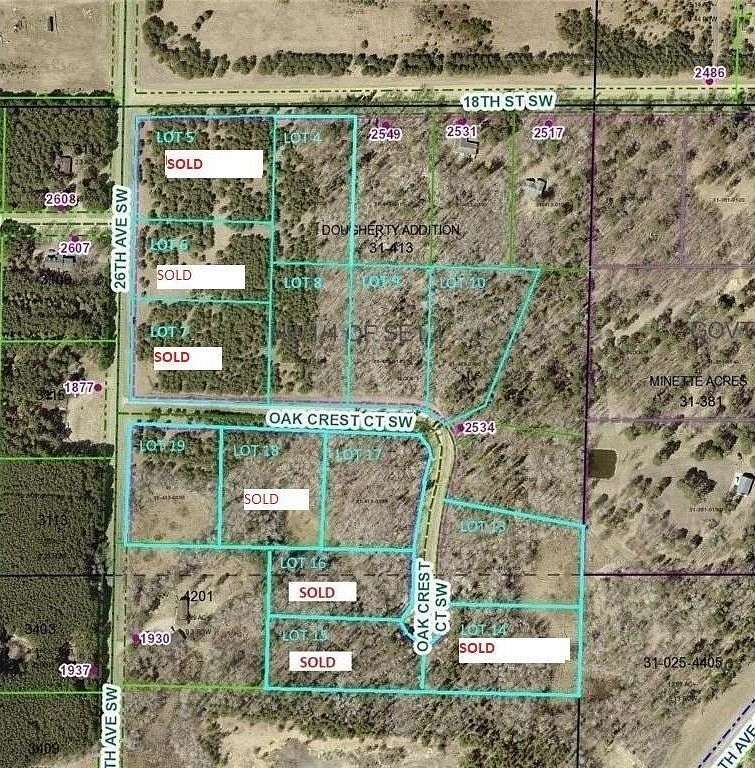 15.5 Acres of Land for Sale in Backus, Minnesota