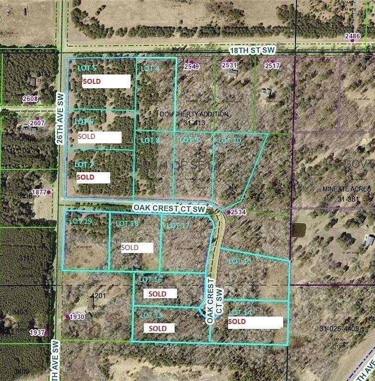 15.5 Acres of Land for Sale in Backus, Minnesota