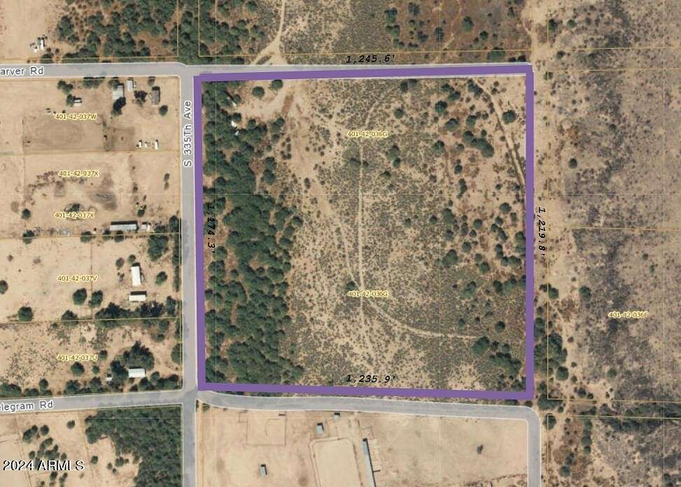 33.67 Acres of Agricultural Land for Sale in Arlington, Arizona