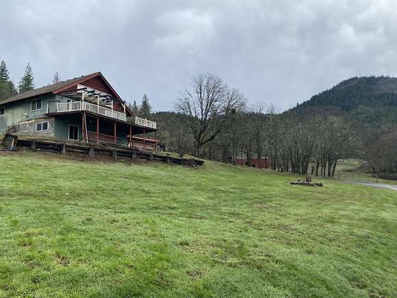 30.5 Acres of Agricultural Land with Home for Sale in Applegate, Oregon