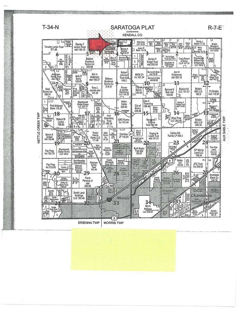 69.7 Acres of Land for Sale in Morris, Illinois