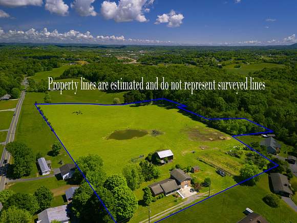 11.67 Acres of Land with Home for Sale in Sevierville, Tennessee