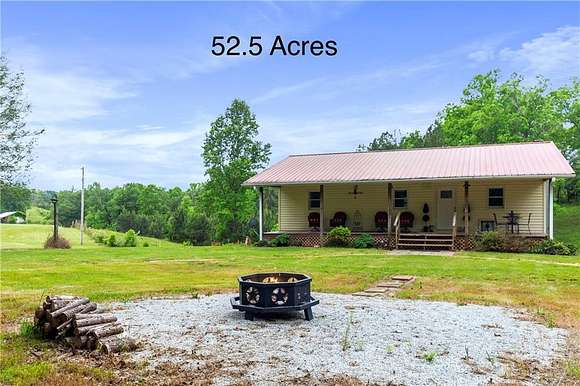 52.5 Acres of Land with Home for Sale in Mountain Rest, South Carolina
