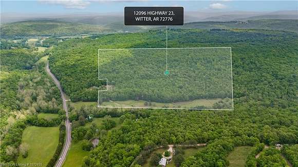 39.3 Acres of Land with Home for Auction in Witter, Arkansas