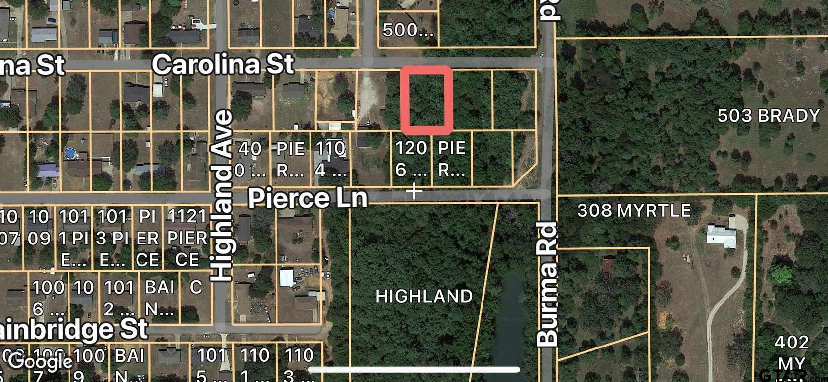 0.36 Acres of Residential Land for Sale in Jacksonville, Texas