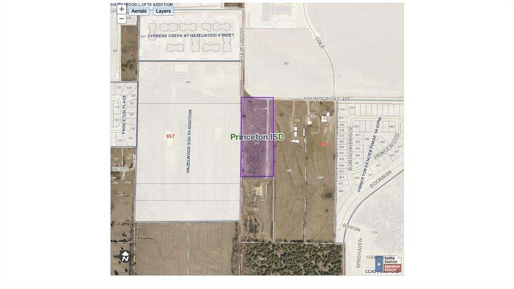 6 Acres of Commercial Land for Lease in Princeton, Texas