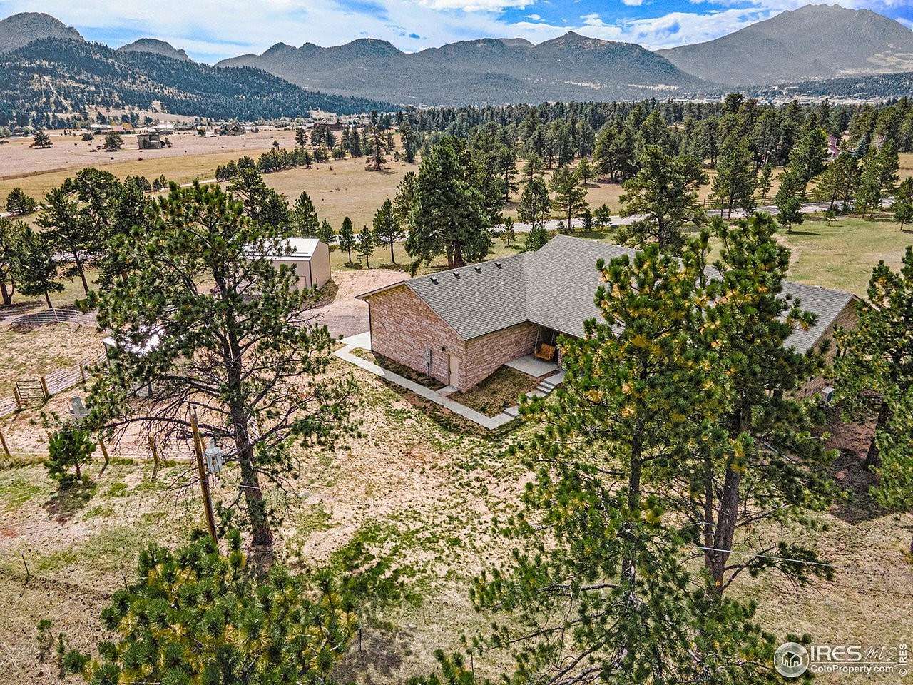 2.8 Acres of Residential Land with Home for Sale in Estes Park, Colorado
