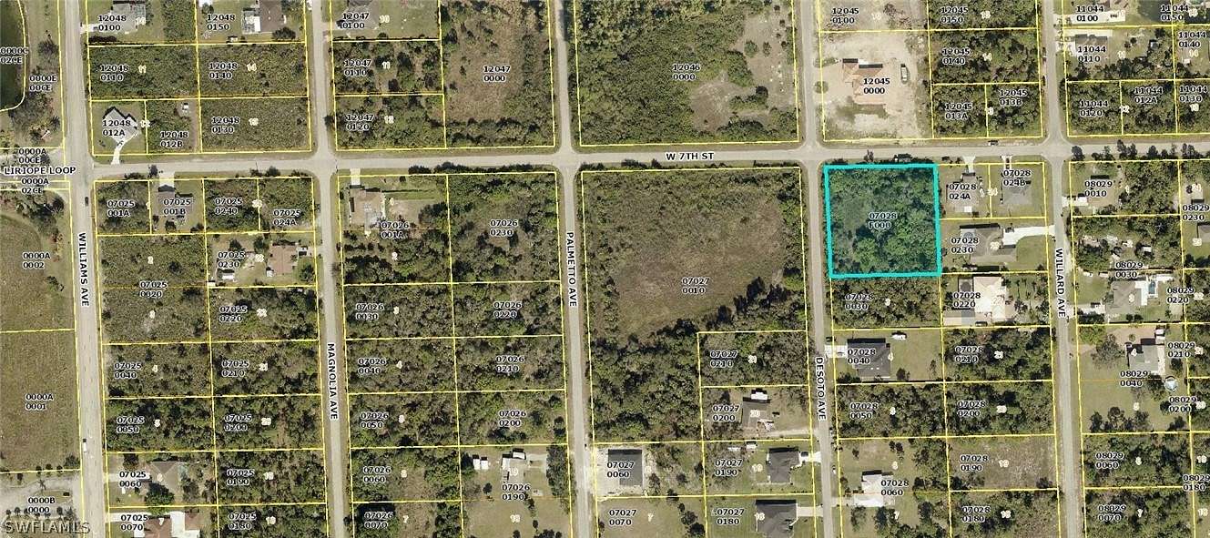 1.001 Acres of Residential Land for Sale in Lehigh Acres, Florida
