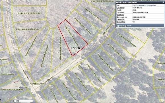 0.5 Acres of Residential Land for Sale in Danbury, Wisconsin