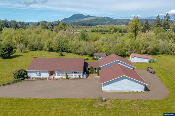 5.6 Acres of Residential Land with Home for Sale in Grand Ronde, Oregon