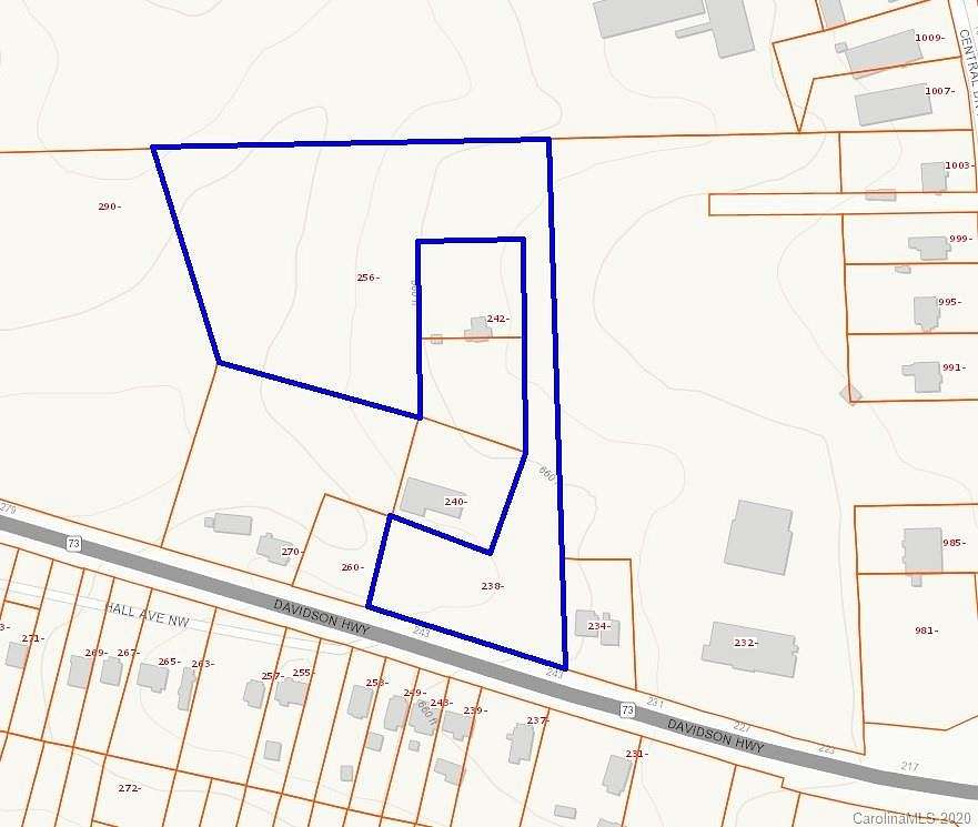 4.7 Acres of Commercial Land for Sale in Concord, North Carolina