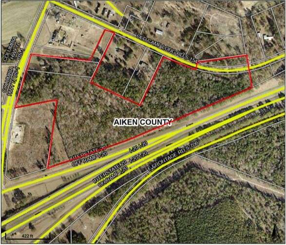 25 Acres of Commercial Land for Sale in Aiken, South Carolina