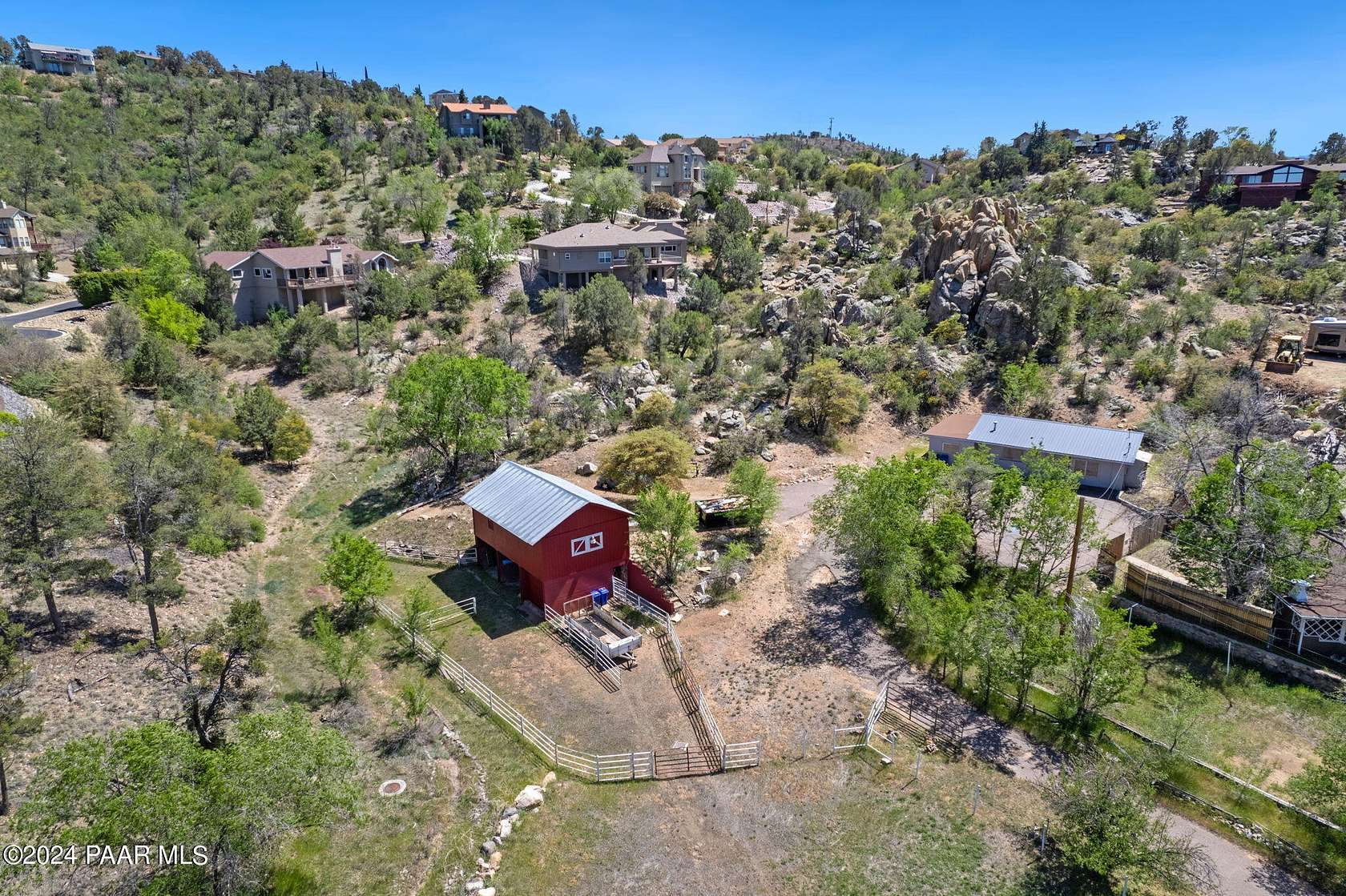 2.18 Acres of Residential Land with Home for Sale in Prescott, Arizona