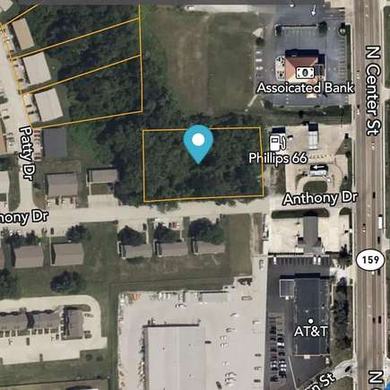 1.1 Acres of Commercial Land for Sale in Maryville, Illinois