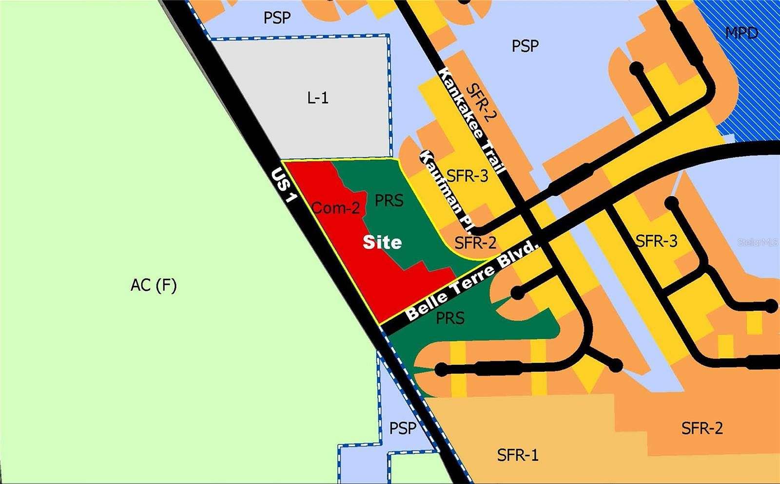 10.9 Acres of Commercial Land for Sale in Palm Coast, Florida