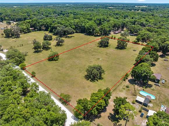 4.9 Acres of Residential Land for Sale in Anthony, Florida