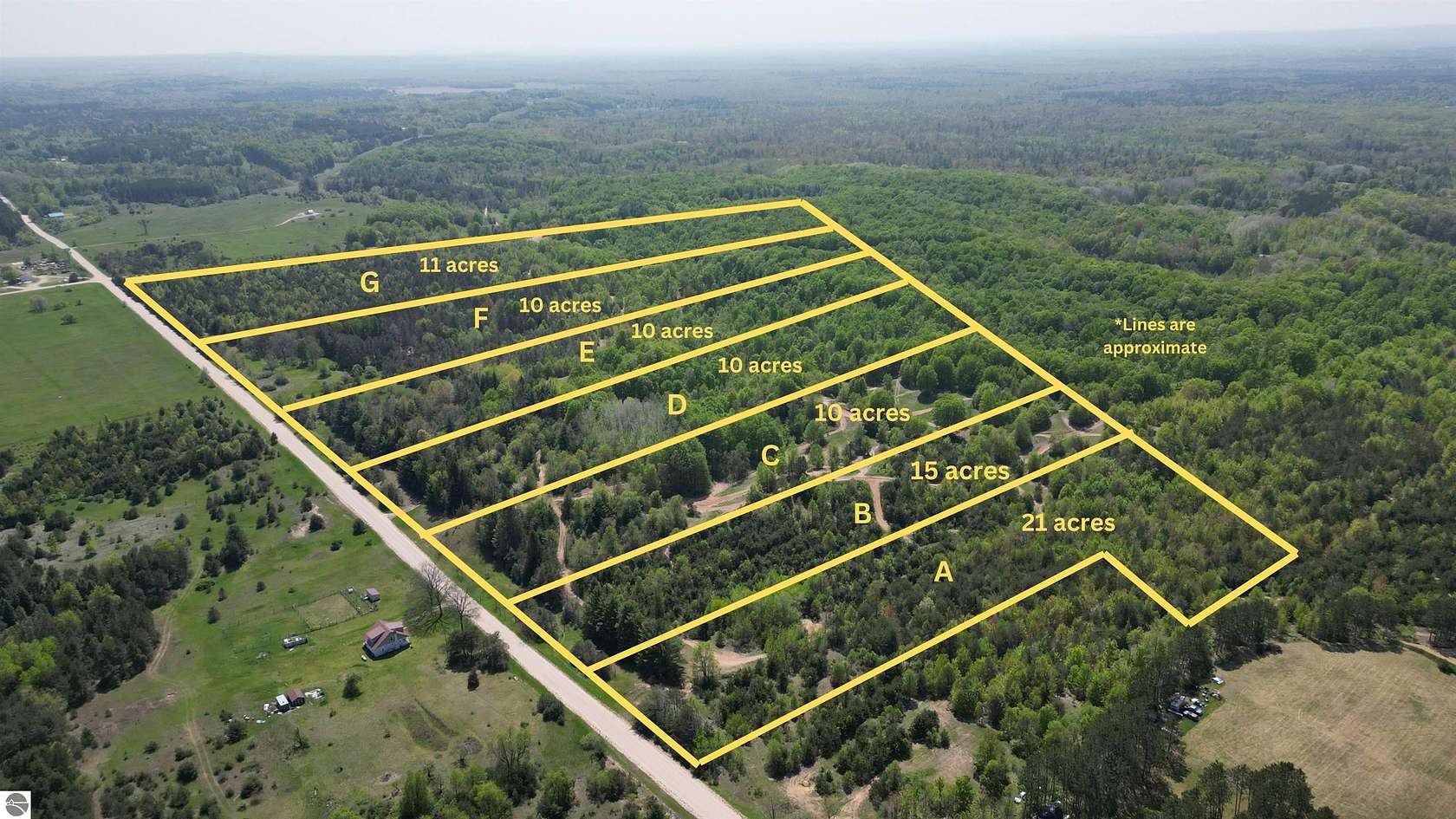 11 Acres of Recreational Land for Sale in Copemish, Michigan
