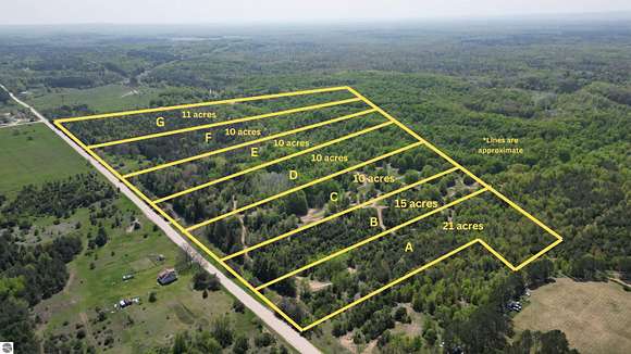15 Acres of Recreational Land for Sale in Copemish, Michigan