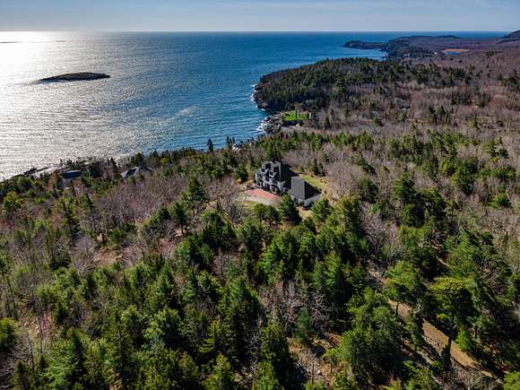 12.3 Acres of Recreational Land with Home for Sale in Bar Harbor, Maine