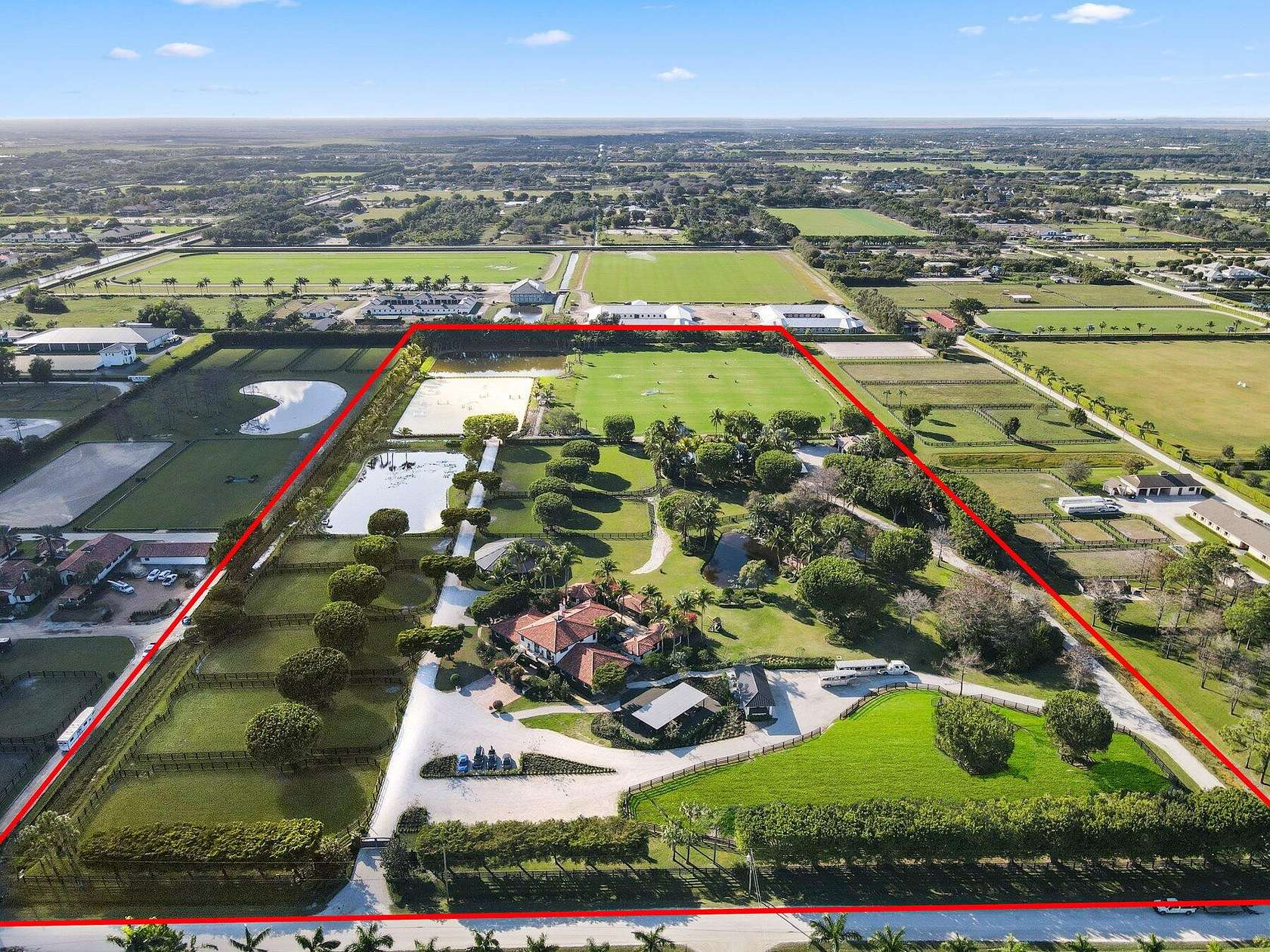 21.144 Acres of Agricultural Land with Home for Sale in Wellington, Florida