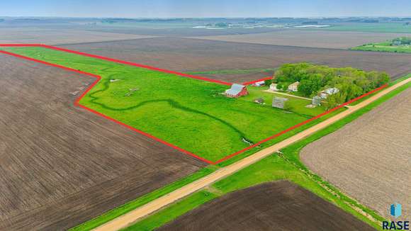 23 Acres of Agricultural Land with Home for Sale in Jasper, Minnesota