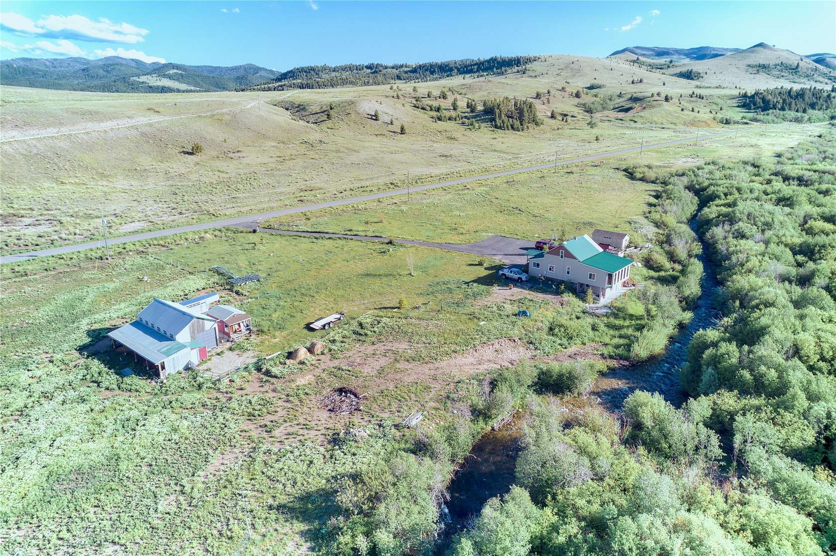 21.9 Acres of Land with Home for Sale in Anaconda, Montana