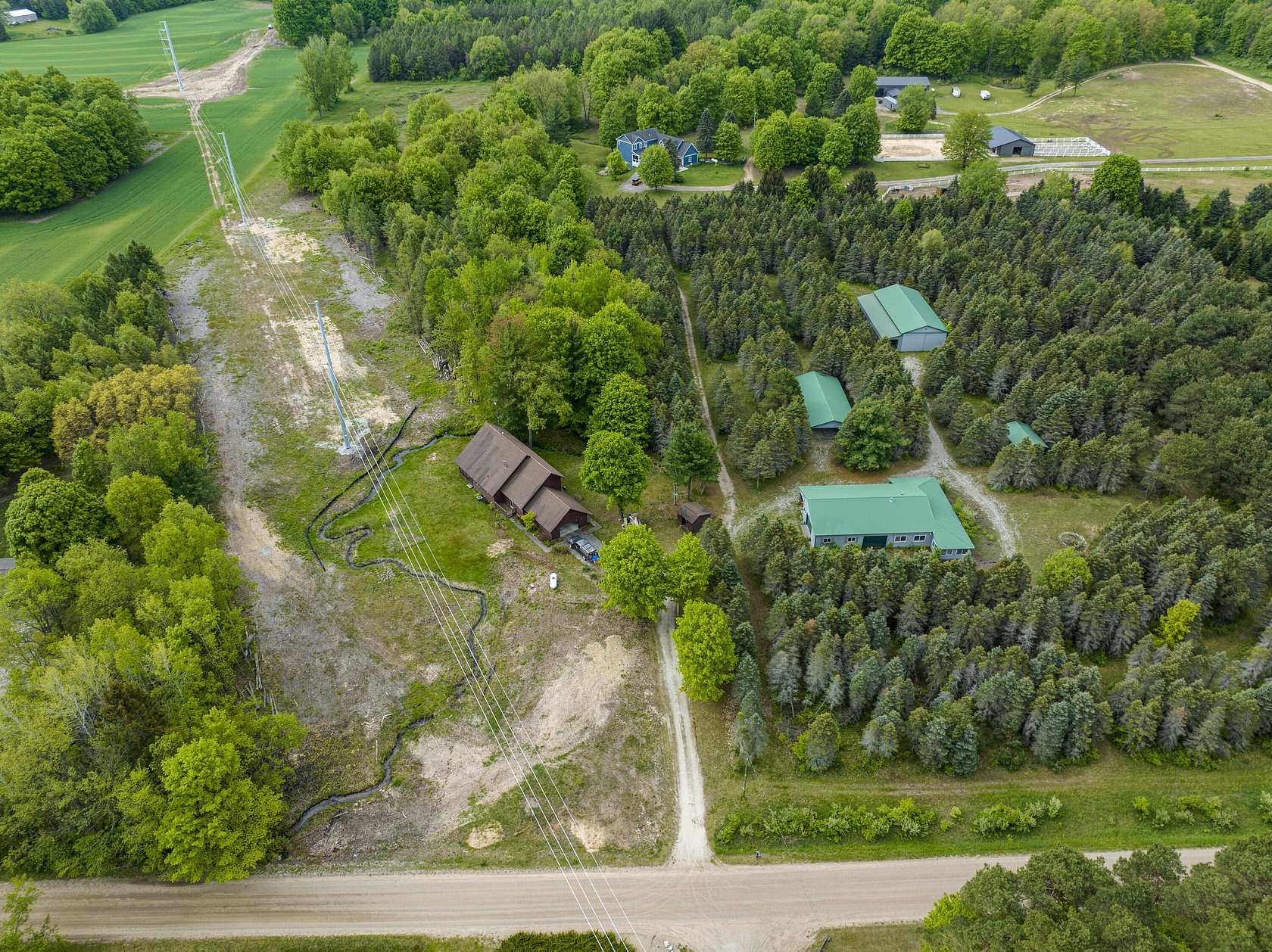 12.2 Acres of Land with Home for Sale in Hart, Michigan