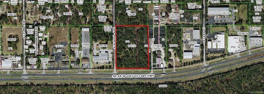 6.29 Acres of Commercial Land for Sale in Lecanto, Florida