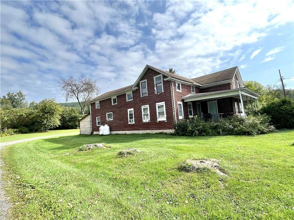 63.47 Acres of Agricultural Land with Home for Sale in Unadilla, New York
