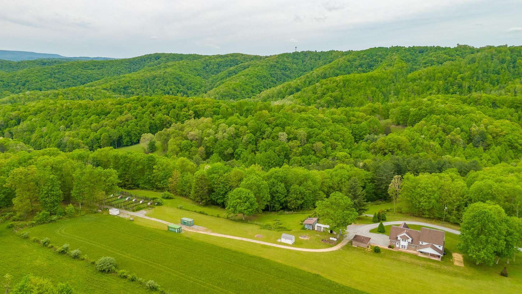 19.73 Acres of Land with Home for Sale in Clintonville, West Virginia