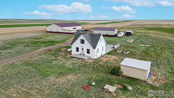 38.9 Acres of Recreational Land with Home for Sale in Nunn, Colorado