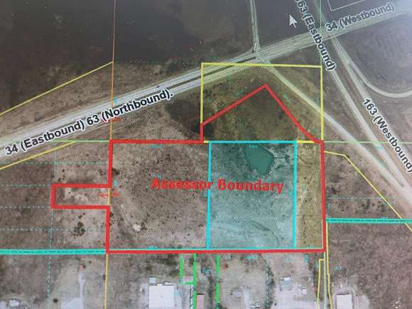 24 Acres of Commercial Land for Sale in Center Township, Iowa
