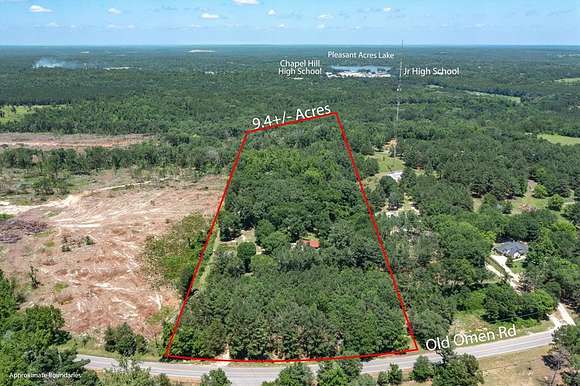 9.1 Acres of Residential Land with Home for Sale in Tyler, Texas