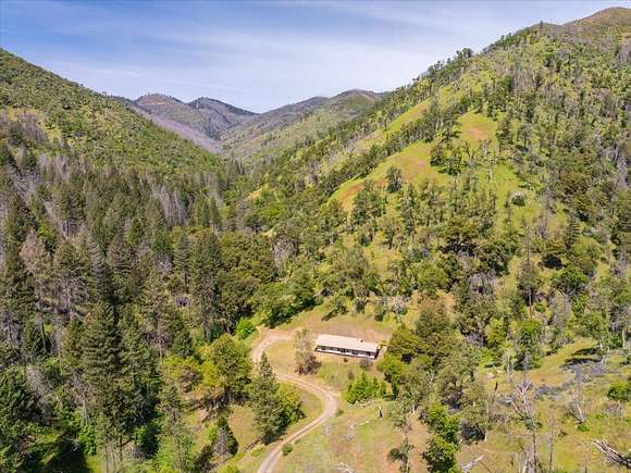 80 Acres of Recreational Land with Home for Sale in French Gulch, California