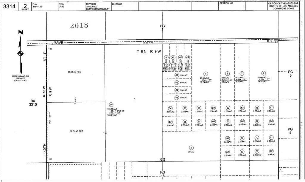 2.492 Acres of Land for Sale in Lancaster, California