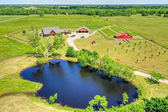 20 Acres of Recreational Land with Home for Sale in Wynnewood, Oklahoma