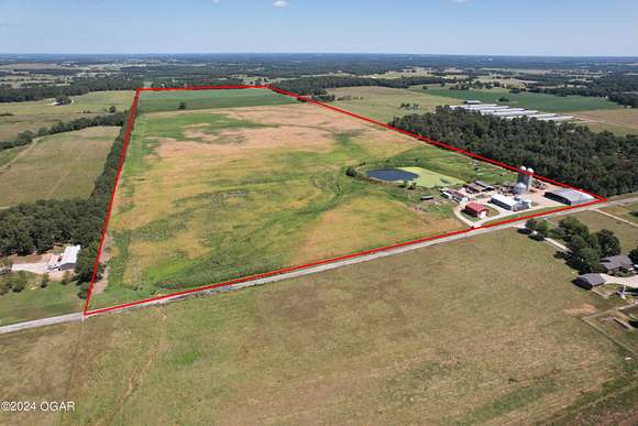 248 Acres of Agricultural Land with Home for Sale in Verona, Missouri