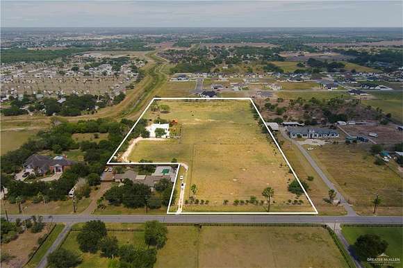 9.2 Acres of Land with Home for Sale in Harlingen, Texas