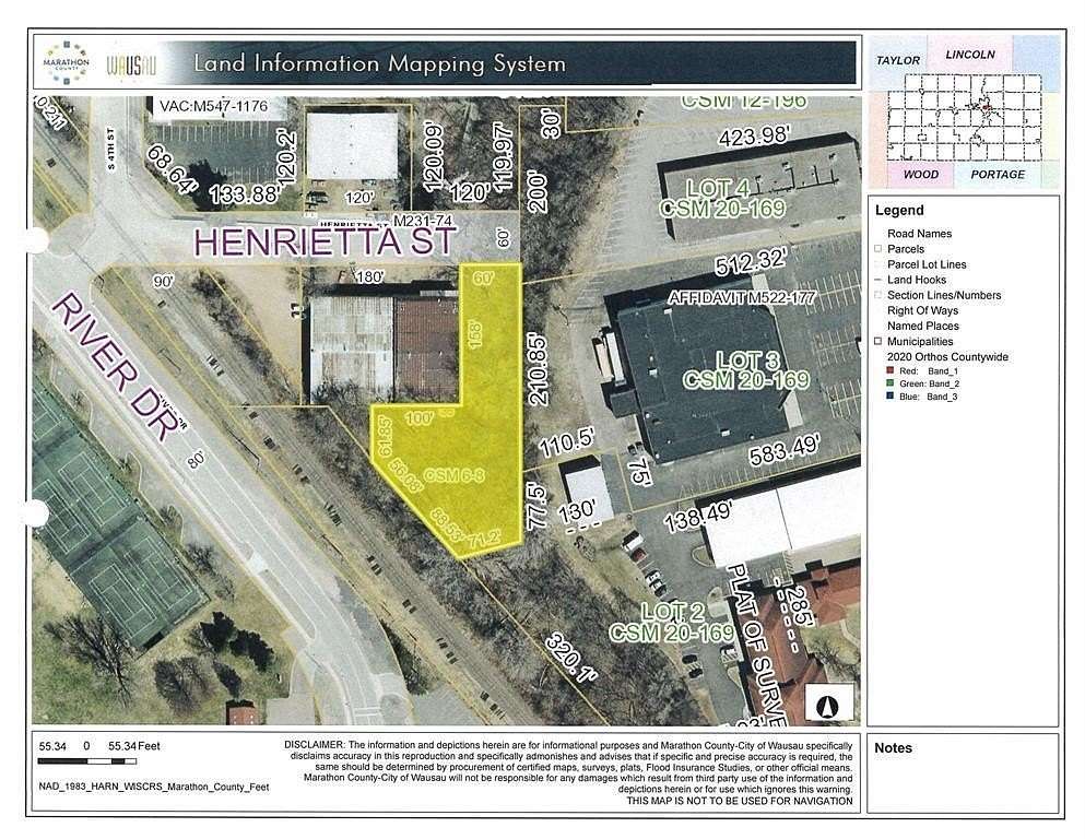 1.05 Acres of Commercial Land for Sale in Wausau, Wisconsin