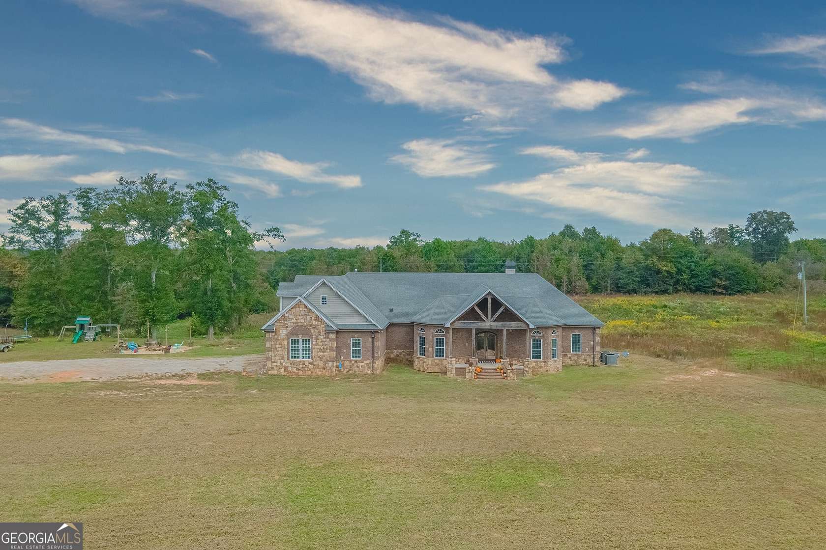26.9 Acres of Agricultural Land with Home for Sale in Canon, Georgia