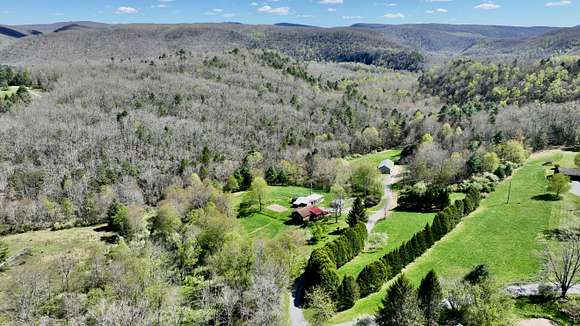12.4 Acres of Land with Home for Sale in Hillsboro, West Virginia