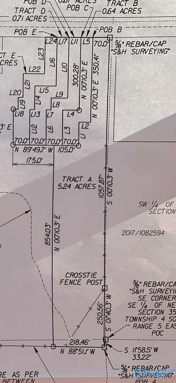 8 Acres of Land for Sale in Scottsboro, Alabama