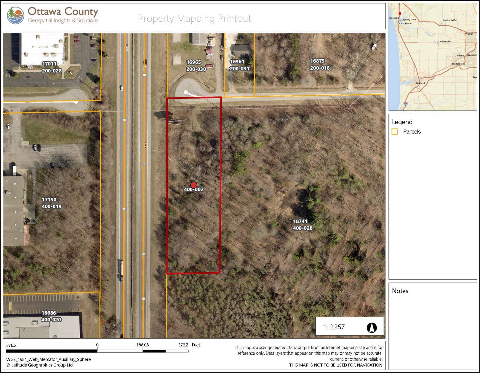 1.9 Acres of Land for Sale in Spring Lake, Michigan