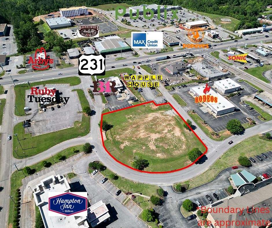 1.4 Acres of Commercial Land for Sale in Troy, Alabama