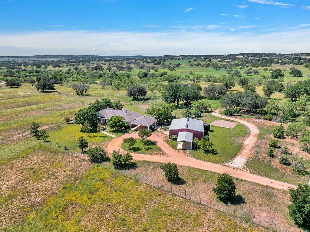 30.5 Acres of Agricultural Land with Home for Sale in Fredericksburg, Texas