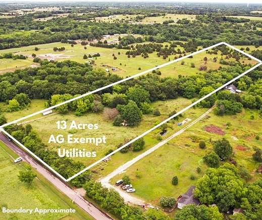 13 Acres of Land with Home for Sale in Farmersville, Texas